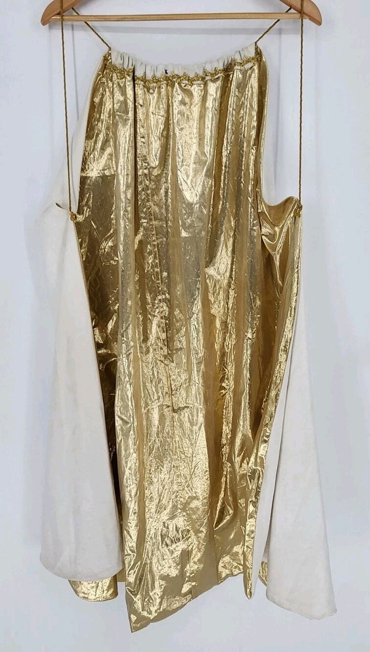 Georgia Ensemble Theater Handmade Gold White Cape Staging Costume Theatrical